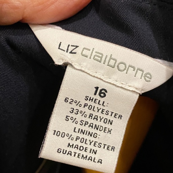 Liz Claiborne blazer size 16 black - Picture 7 of 8